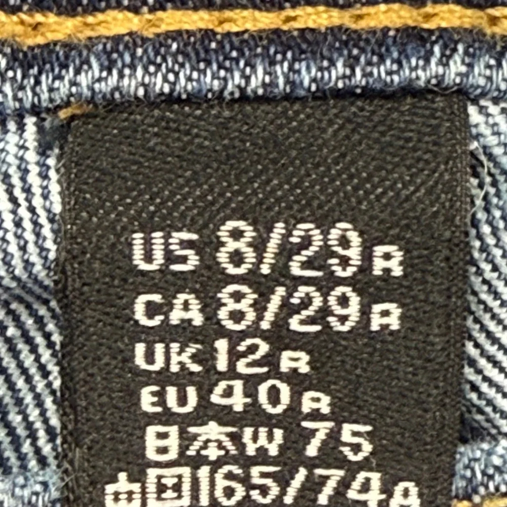 Gap Women Real Straight Fit Jeans Blue Denim Size 8 Regular‎ (32x29)